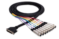 Thumbnail for Hosa DTF-805 8-channel DB25 to XLR Female Snake 16.5 foot