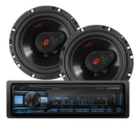 Thumbnail for alpine-ute-73bt-bluetooth-mp3-usb-and-cerwin-vega-coaxial-speakers