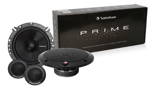 2 Rockford Fosgate PRIME R165-S 160W Peak 80W RMS 6.5" 2-Way PRIME Series Component Car Audio Speaker System