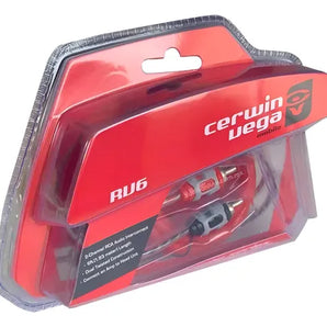 Cerwin Vega RV10 2-Channel Dual Twisted RCA Cable W/dual Molded Ends 10ft