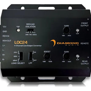 Diamond Audio LOC24 LOC Series 4-Channel Line-Output Converter (2 IN/4 OUT)