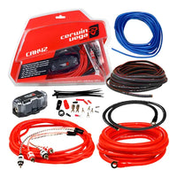Thumbnail for Cerwin Vega CAK42 4 Gauge 2 Channel Amplifier Kit OFC 100% Oxygen-Free Copper