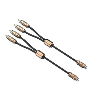 One Pair Diamond Audio HXY2M One Female to Two Male