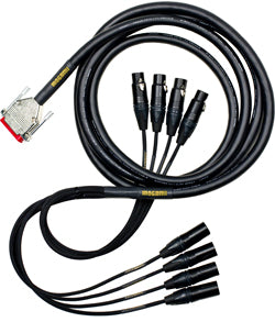 Mogami GOLD-AES-DB25-XLR-15 Digital Recorder Interface Cable - 15 ft