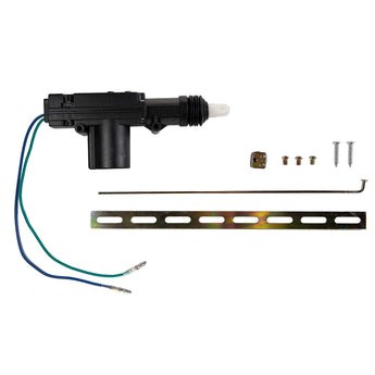 Install Bay E-DLA Economy Door Lock Actuator, includes bracket and tools, essential door lock actuator component.