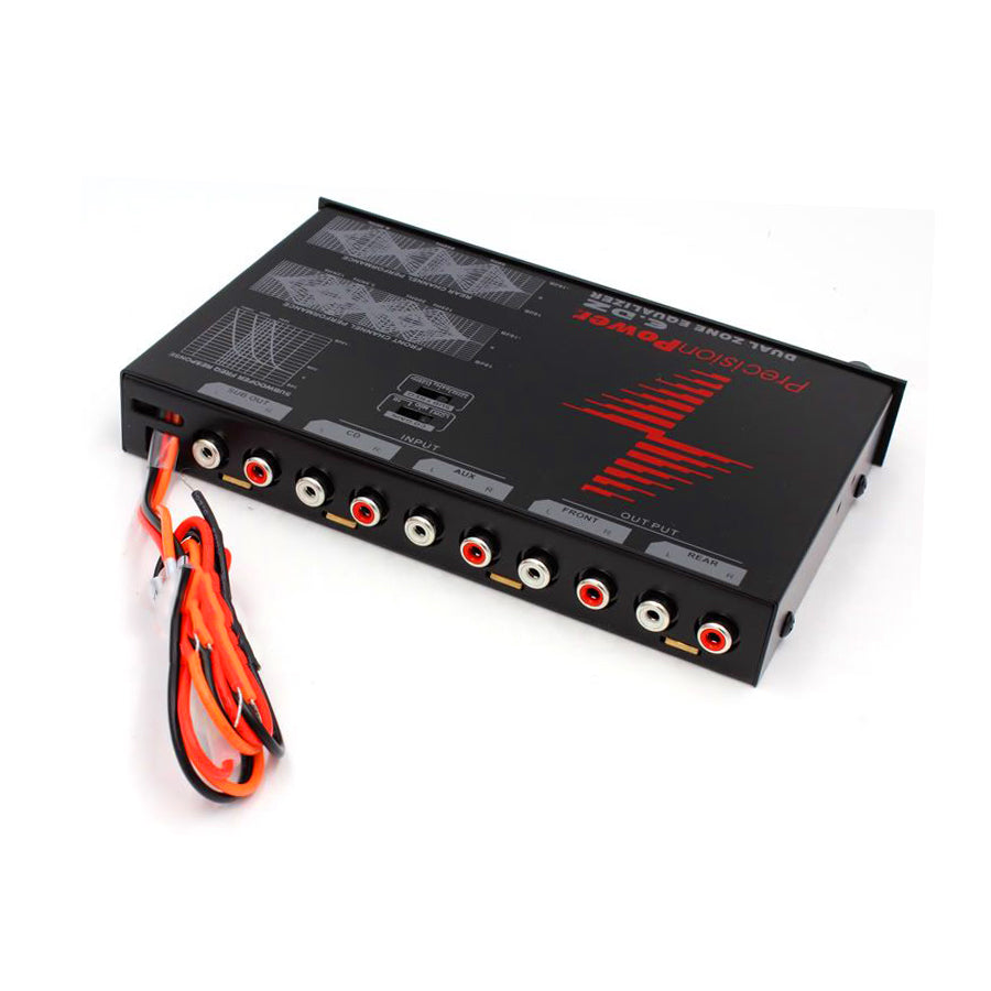 Precision Power E.DZ 1/2 DIN 3 & 4 Band Dual-Zone Equalizer