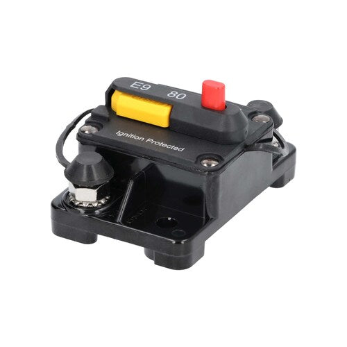 Install Bay EL-CB80MR Circuit Breaker Manual Reset w/LED 80 AMP