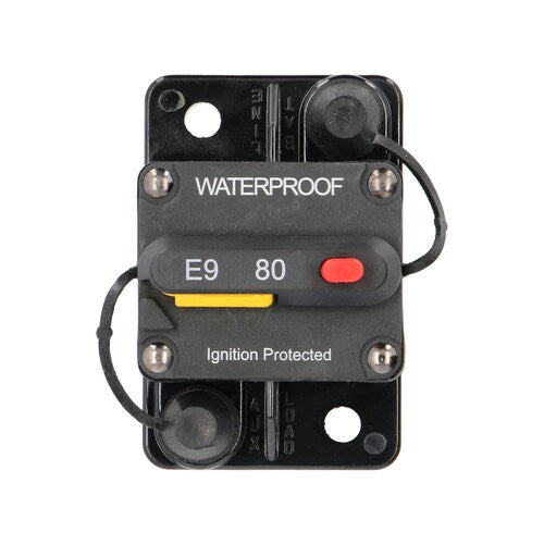 Install Bay EL-CB80MR Circuit Breaker Manual Reset w/LED 80 AMP