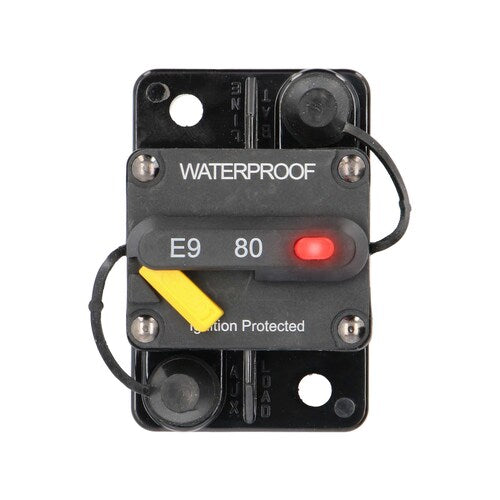 Install Bay EL-CB80MR Circuit Breaker Manual Reset w/LED 80 AMP