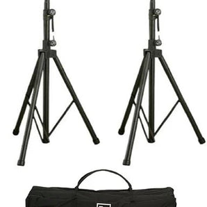 Electro Voice TSP 1 Aluminum Tripod Speaker Stand Pair With Carry Bag