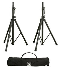 Thumbnail for Electro Voice TSP 1 Aluminum Tripod Speaker Stand Pair With Carry Bag