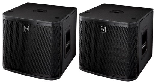 Electro Voice ZXA1 8" 2-Way Full Range Powered Loudspeakers Pair