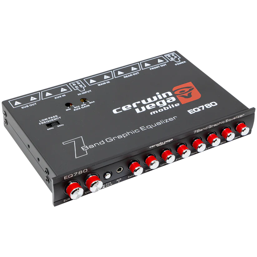 Cerwin Vega EQ780 7-Band Parametric EQ with Auxiliary Input