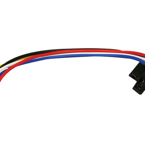 Install Bay ERS-123 locking relay socket with 12 inch lead wire, featuring black, red, blue, yellow, and white wires.