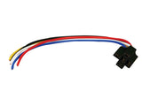 Install Bay ERS-124 economy relay socket with 12 inch leads in multiple colors, ideal for automotive wiring applications.