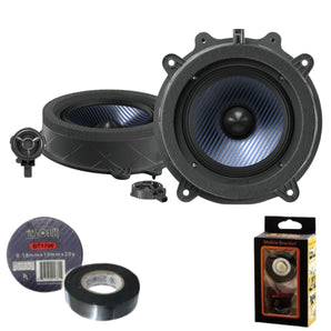 Alpine EV-65CF-T 6.5" Front Door Speaker Fit 2017-24 Tesla 3 & 2020-24 Y Bundle