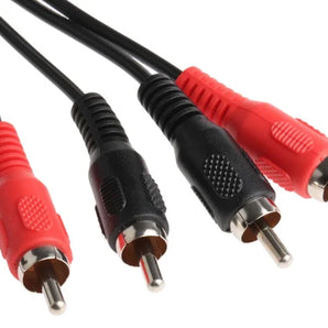 Absolute 12' RCA Interconnect Cable Wire Marine Car Amplifier Stereo Home Audio
