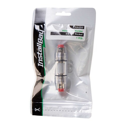 Install Bay FHAGU AGU Adjustable Fuse Holder Nickel 4/8 Gauge Each - Retail Pack