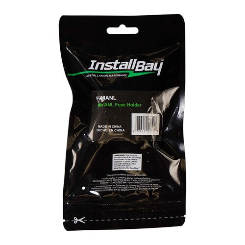 Install Bay FHMANL Mini ANL Nickel Fuse Holder 4/8 Gauge - Retail Pack