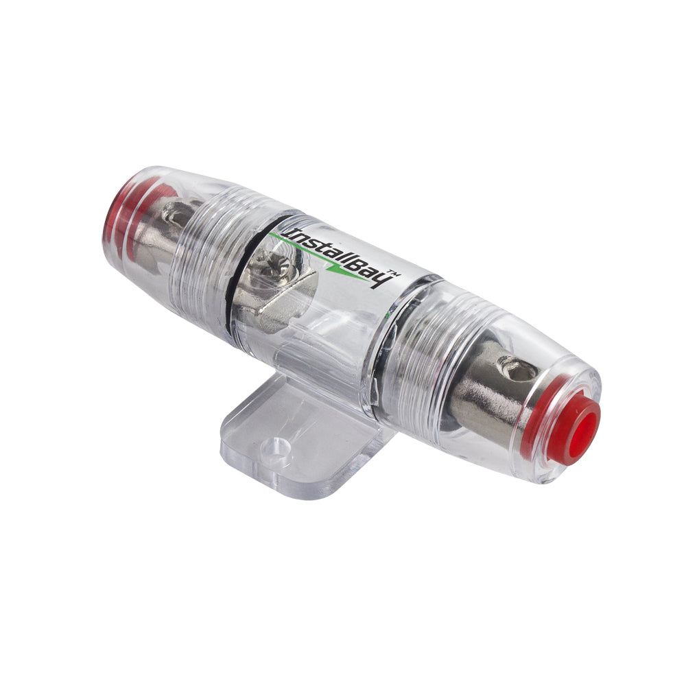 Install Bay FHMANL Mini ANL Nickel Fuse Holder 4/8 Gauge - Retail Pack