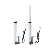 Install Bay FLIN6 Linear Actuator shown in two positions ready for installation with connecting wires.