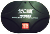 Absolute  FMW557 Wireless FM Stereo Modulator with 8 Frequency Setting