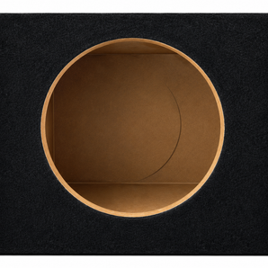 Absolute FO97UP-12D Ford F-150 SuperCab / Extended Cab 1997-Up Single 12" Down-Firing Subwoofer Enclosure – Vehicle-Specific Under-Seat MDF Truck Box