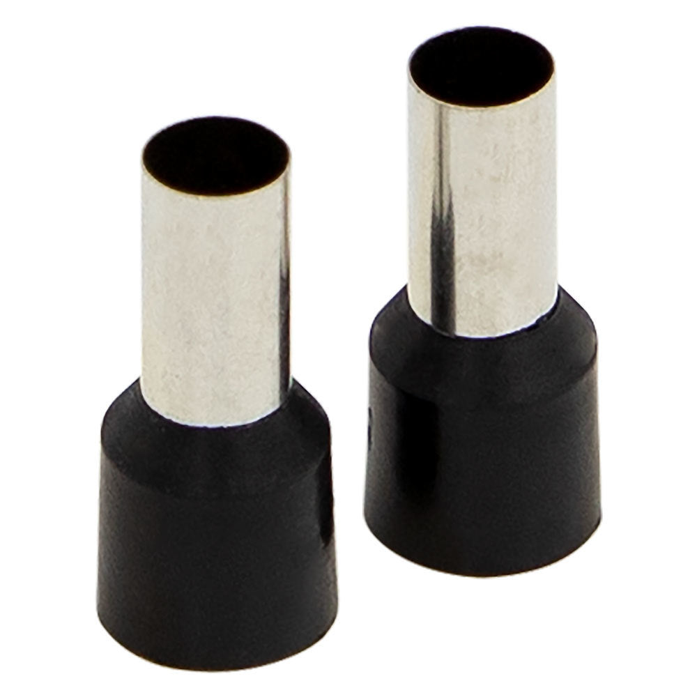 Install Bay FRL8BK Ferrules - Black 8GA - 50 Per Bag