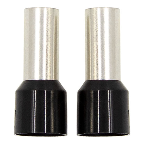 Install Bay FRL8BK Ferrules - Black 8GA - 50 Per Bag