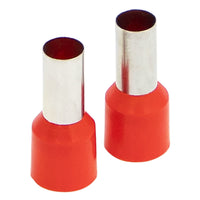 Thumbnail for Install Bay FRL8RD Ferrules - Red 8GA - 50 Per Bag