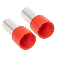 Thumbnail for Install Bay FRL8RD Ferrules - Red 8GA - 50 Per Bag