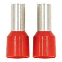 Thumbnail for Install Bay FRL8RD Ferrules - Red 8GA - 50 Per Bag