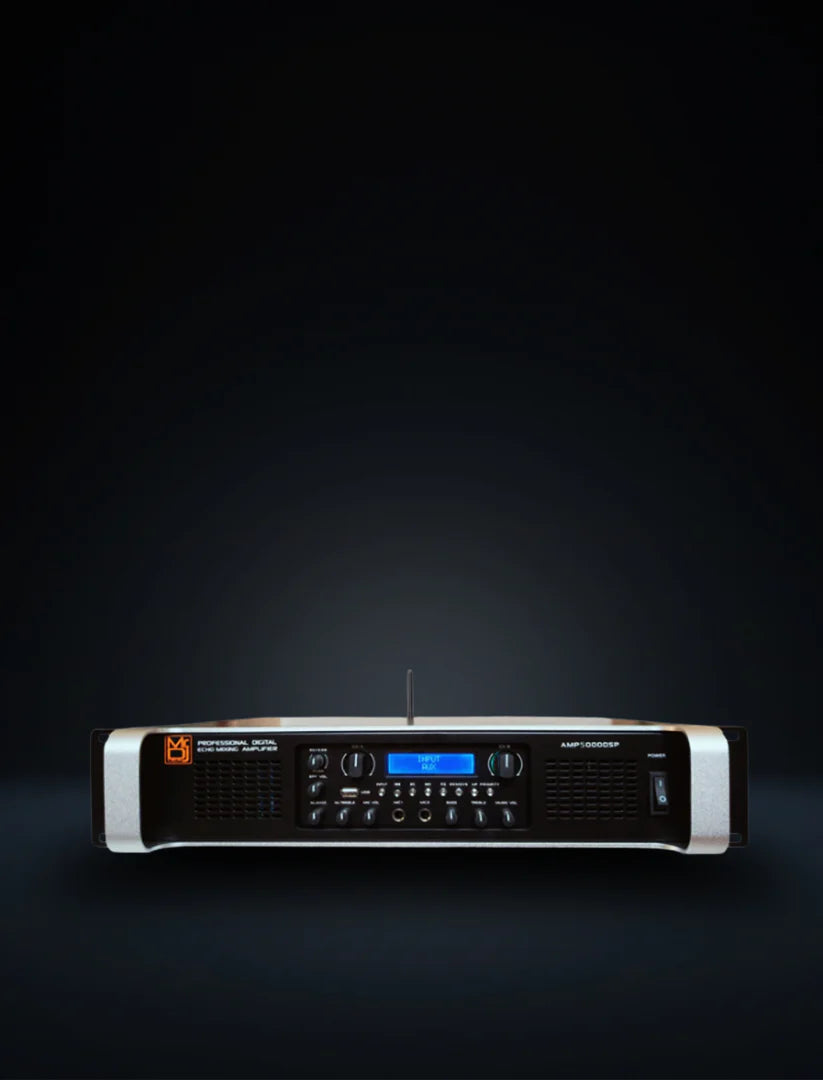 MR DJ AMP5000DSP 2Ch Class AB 5000W PA DJ Power Amplifier With Onboard DSP Bluetooth USB