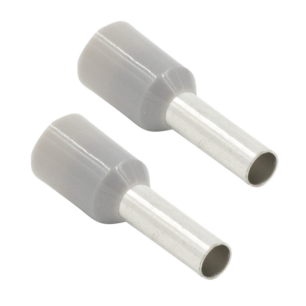 Install Bay FVGY14 Gray 14 GA Ferrules - Package of 100