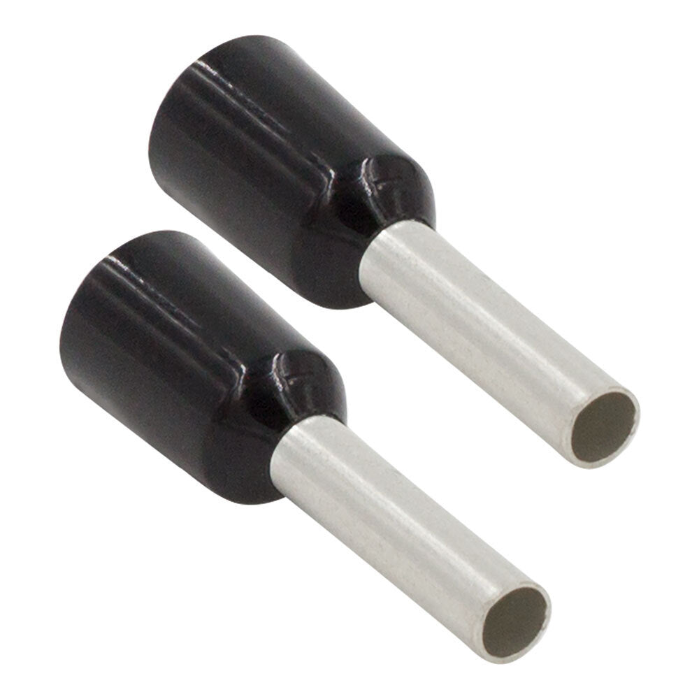 Install Bay FVWT16 Black 16 GA Ferrules - Package of 100