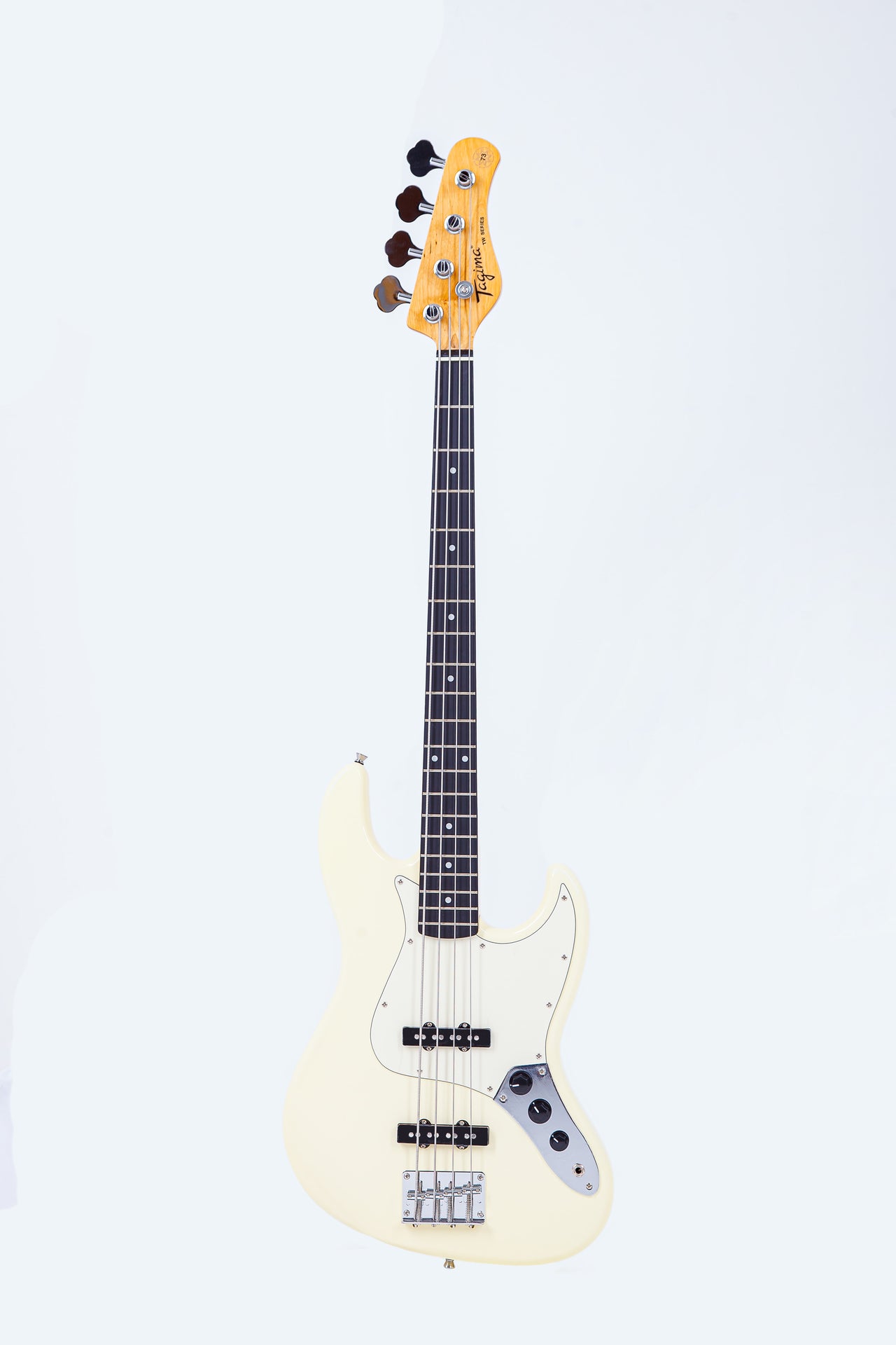 Tagima TW 73-OWH-LF/MG Electric Bass Guitar - Olympic White