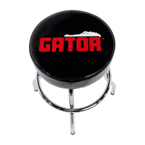 Gator Cases G-LOGOSTOOL Branded 24” Padded Swivel Player’s Stool