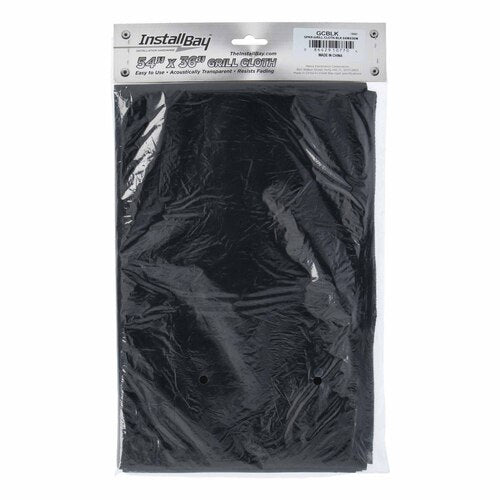 Install Bay GCBLK Speaker Grille Cloth Black 54in X 36in