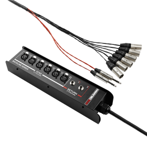 Gator CableWorks GCWB-DS6X2-50 Backline Series 6×2 Drop Snake – 50 Feet