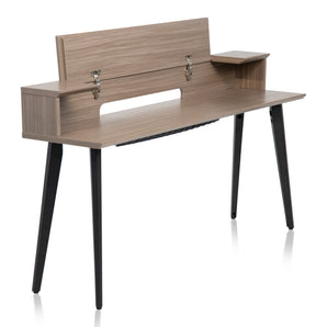 Gator Frameworks GFW-ELITEKEYTBL88-GRY Elite Furniture Series 88-Note Keyboard Table in Driftwood Grey Finish