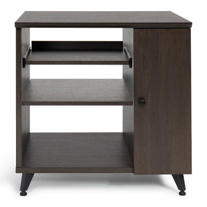 Gator Frameworks GFW-ELITESIDECAR-BRN Elite Series Sidecar Rack Cabinet w/ Shelf – Brown