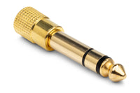 Thumbnail for Hosa GHP-105 1/4 inch TRS Male to 3.5mm TRS Female Headphone Adapter