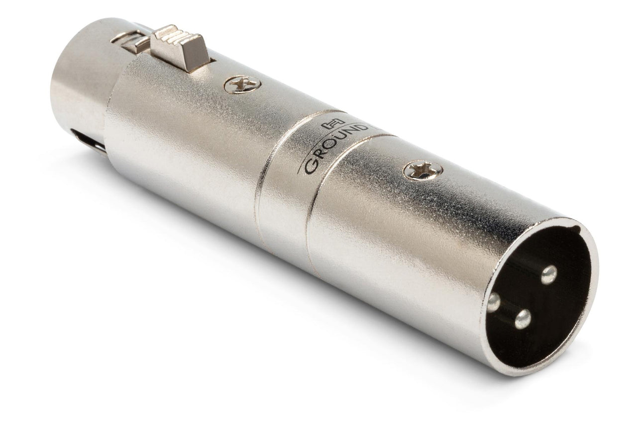 2 Hosa GLT-255 XLR Female to XLR Male Ground Lifter