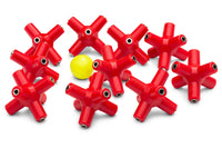 Thumbnail for Hosa GMM-105-PAK Knucklebones 1-to-5 Signal Splitter (10-pack)