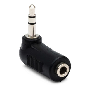 Hosa GMP-272 3.5mm TRS Female to 3.5mm TRS Male Right Angle Adapter