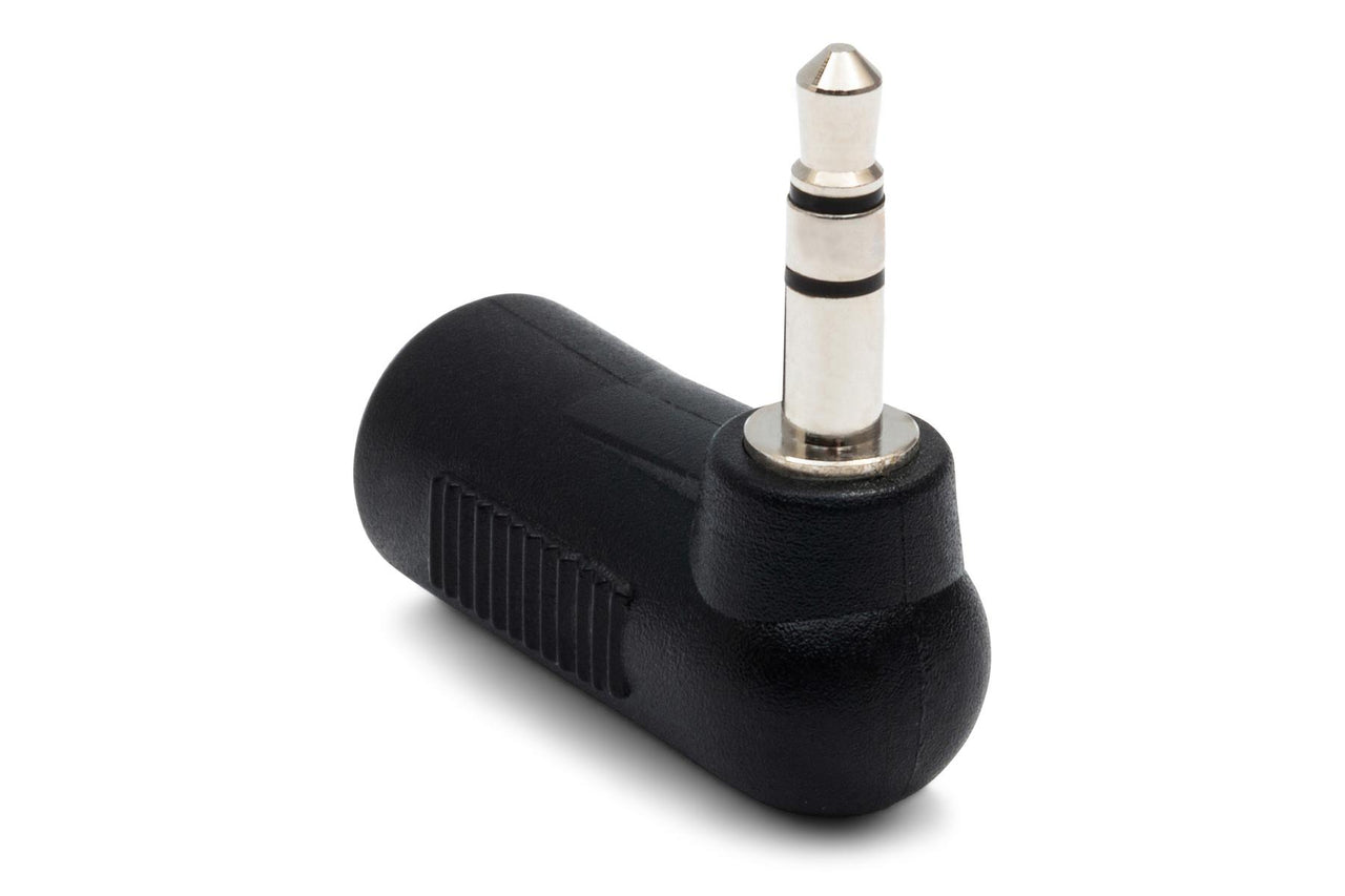 Hosa GMP-272 3.5mm TRS Female to 3.5mm TRS Male Right Angle Adapter