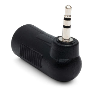 Hosa GMP-467 3.5mm TRS Female to 2.5mm TRS Male Right-angle Adapter