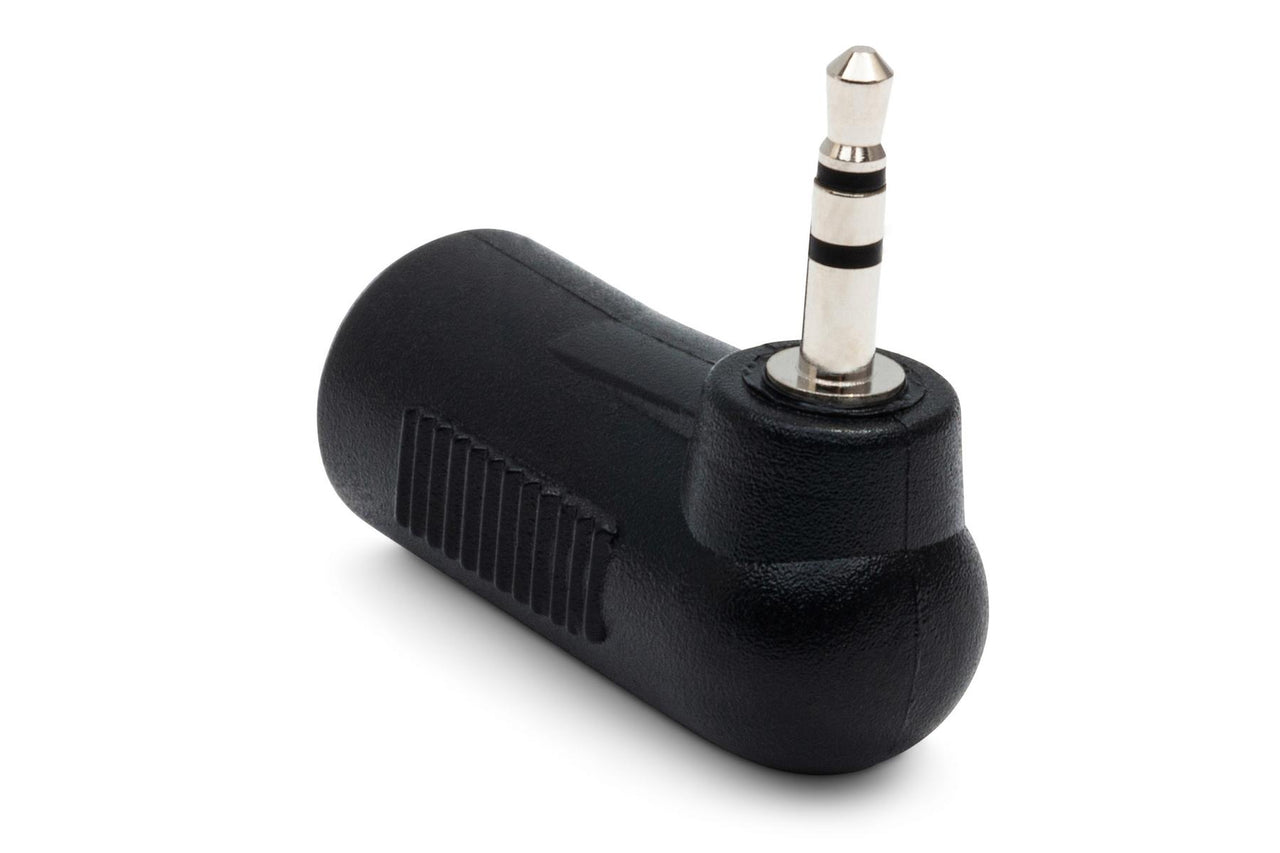 Hosa GMP-467 3.5mm TRS Female to 2.5mm TRS Male Right-angle Adapter