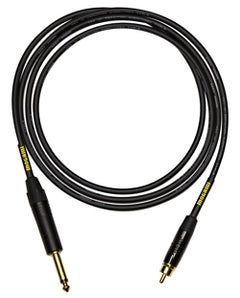 Mogami GOLD TS-RCA-20 1/4" Male to RCA Male Audio/Video Patch Cable (20')