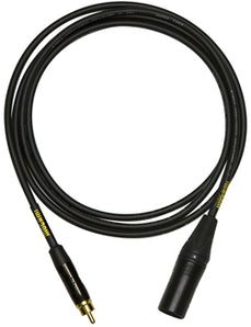 Mogami GOLD XLRM-RCA-03 Unbalanced Cable - 3 foot